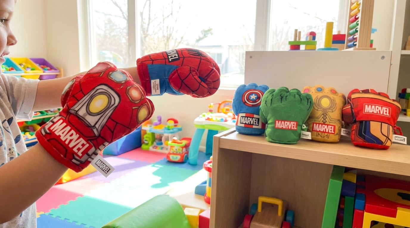 Luva Infantil Estilo Heróis – Caixa 144/dz
