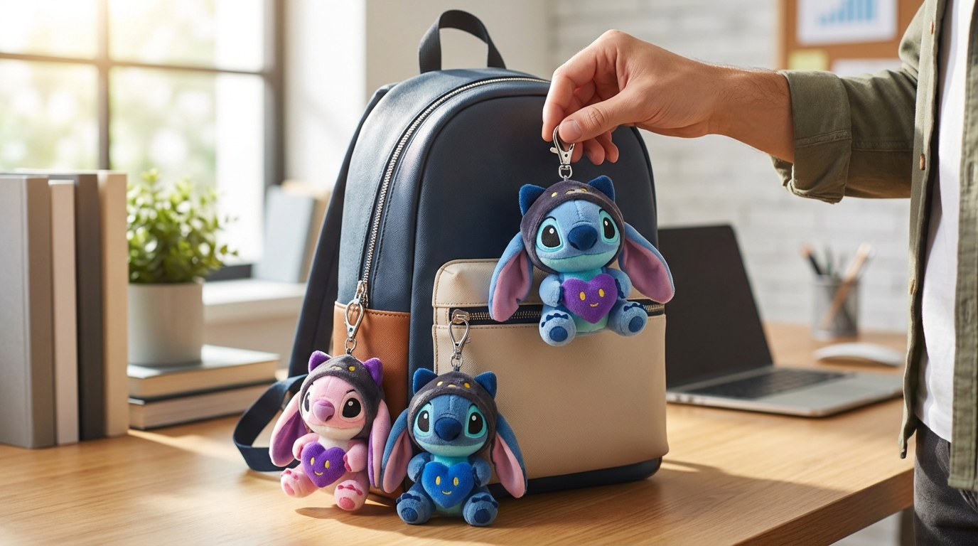 Chaveiro de Pelúcia Azul Sortido – Caixa 144/dz