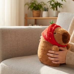 Pelúcia Marrom Tema Morango – Caixa 66/dz - Image 2