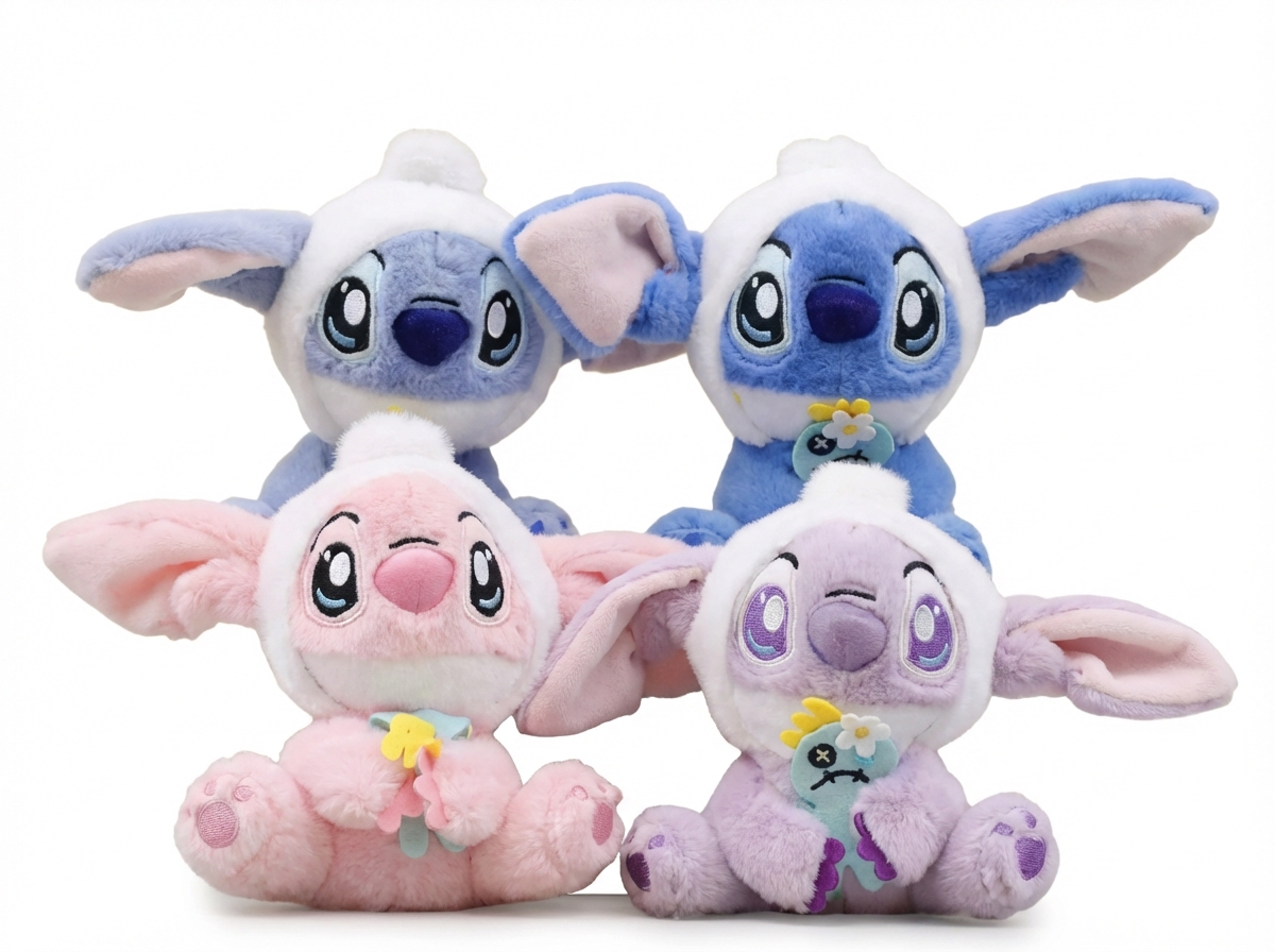 Mini Pelúcias Sortidas Azul/Rosa – Caixa 144/dz