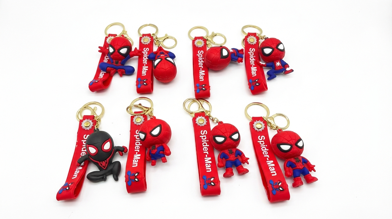 Chaveiro Estilo Herói com Fita – Caixa 48 Peças