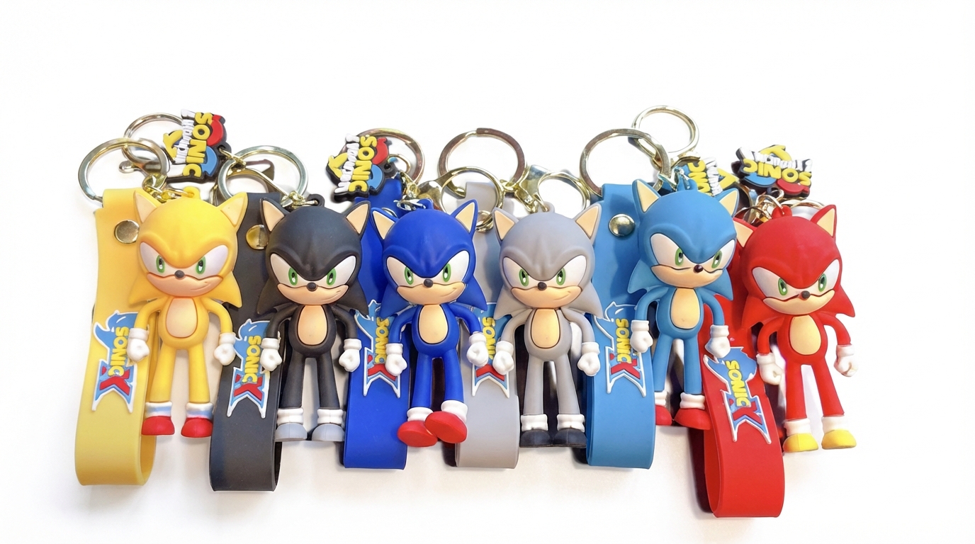 Chaveiro Personagens Estilo Gamer com Fita – Caixa 48 Peças