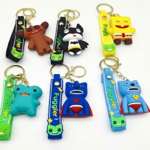 Chaveiro Emborrachado Sortido com Fita – Caixa 48 Peças - Image 1