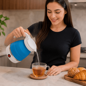 Chaleira Elétrica de Silicone Dobrável Cx 30 Peças - Imagem 3