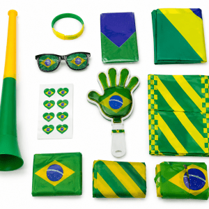 Kit Torcedor Brasil 12 Itens Cx 30 Peças
