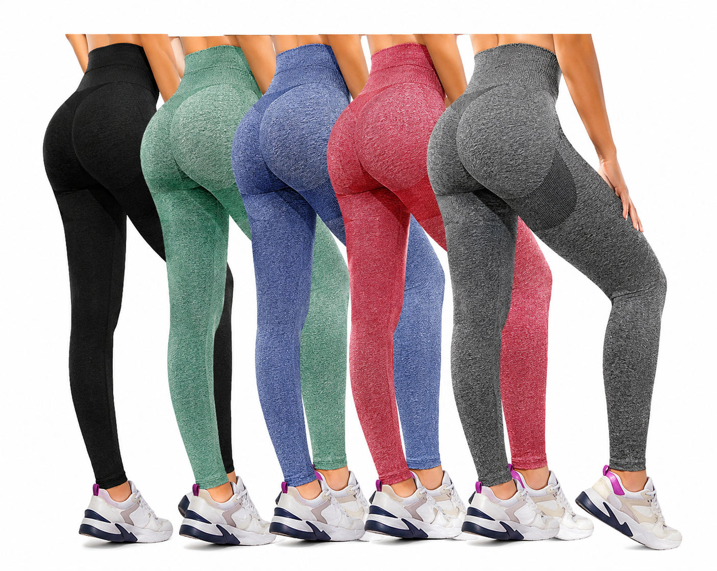 Calça Legging Fitness Sem Costura Cx 100 Peças