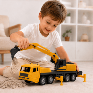 Escavadeira Realista de Construção Cx 24 Peças - Imagem 3