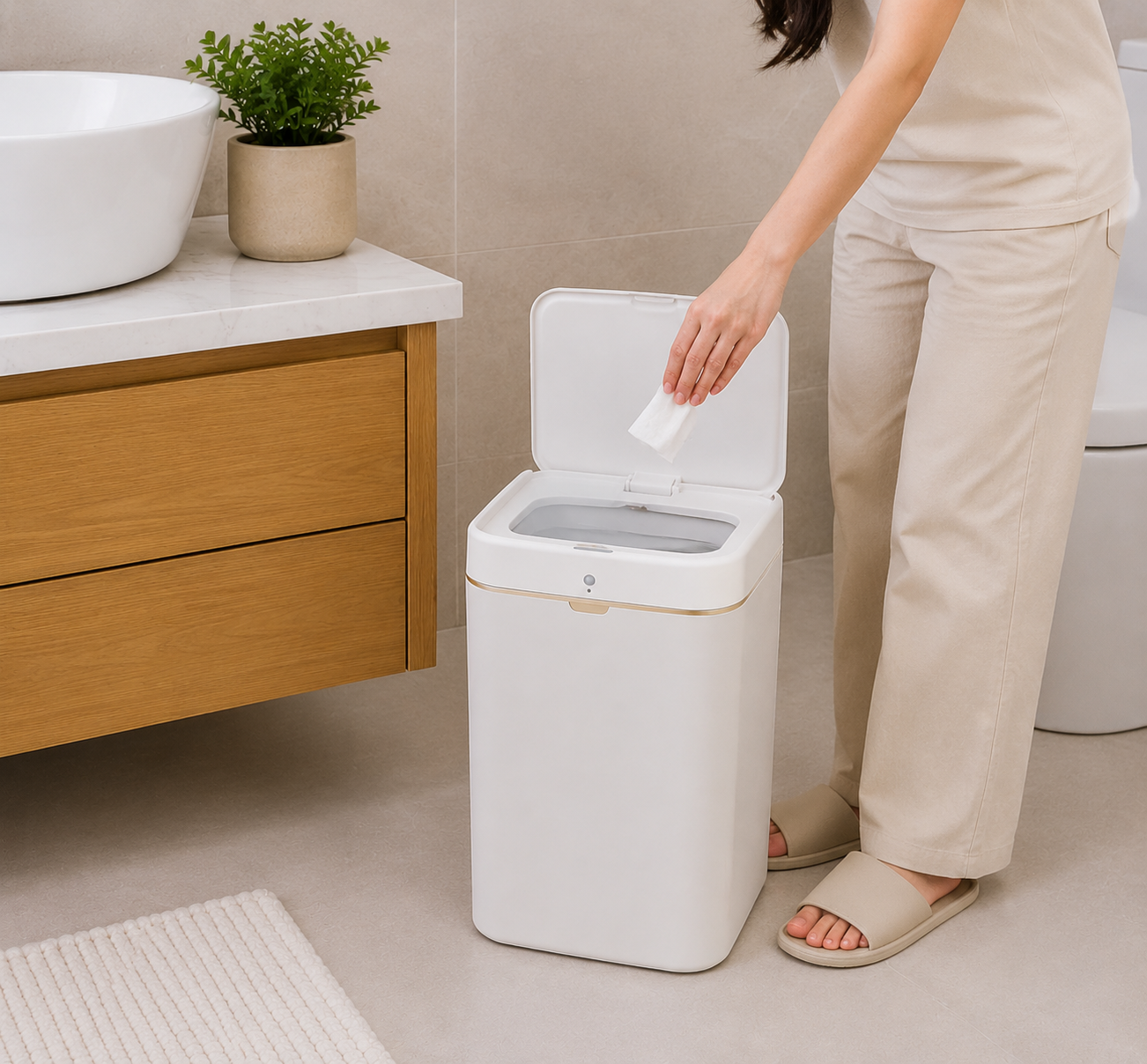 Lixeira Elétrica com Sensor 11L ST-377 Cx 30 Peças