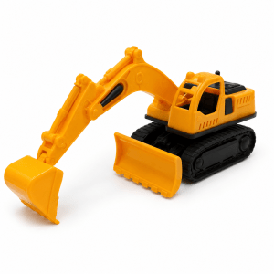 Mini Escavadeira de Plástico Cx 72 Peças