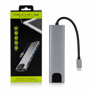 Conector Tipo-C para HDTV 8 em 1 Cx 250 Peças