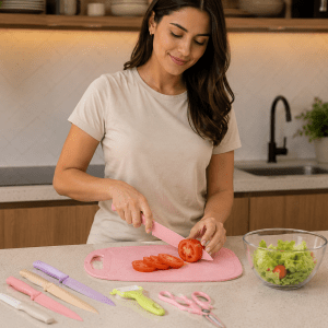 Conjunto de Facas e Utensílios com Tábua Cx 30 Peças - Imagem 3