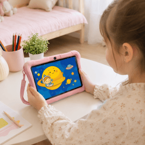 Caixa 20 Peças Tablet Educativo Infantil XZY 6GB 128GB Rosa ou Azul - Imagem 3