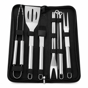 Conjunto de Talheres para Churrasco 9 Peças Cx 36 Peças