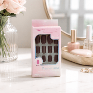 Unhas Press-on Nails Kit 24 Peças Dúzia 12 Kits - Imagem 2