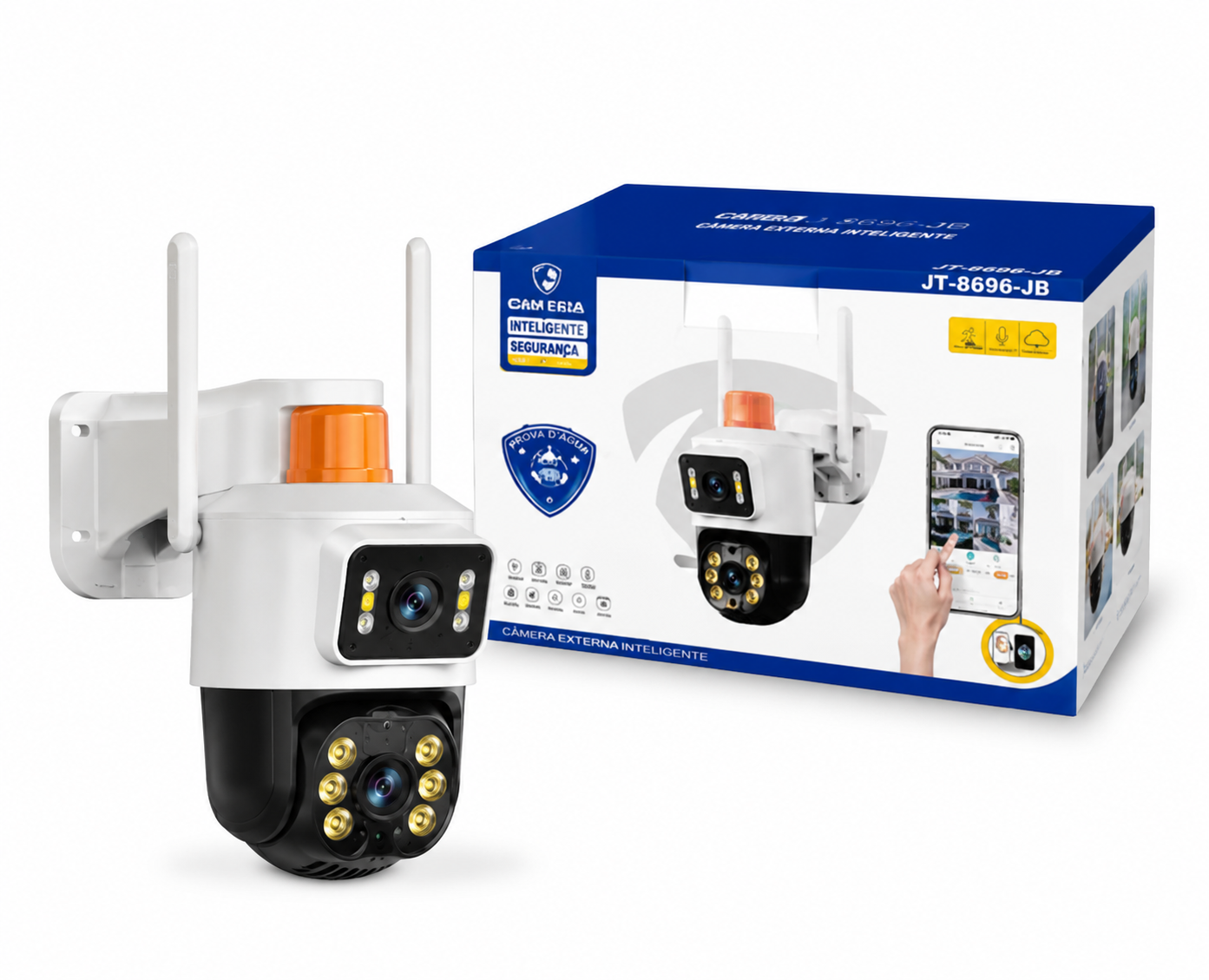 Câmera de Segurança JT-9689-Q Cx 40 Peças