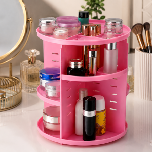 Organizador Porta Maquiagem Giratório Cx 60 Peças - Imagem 2