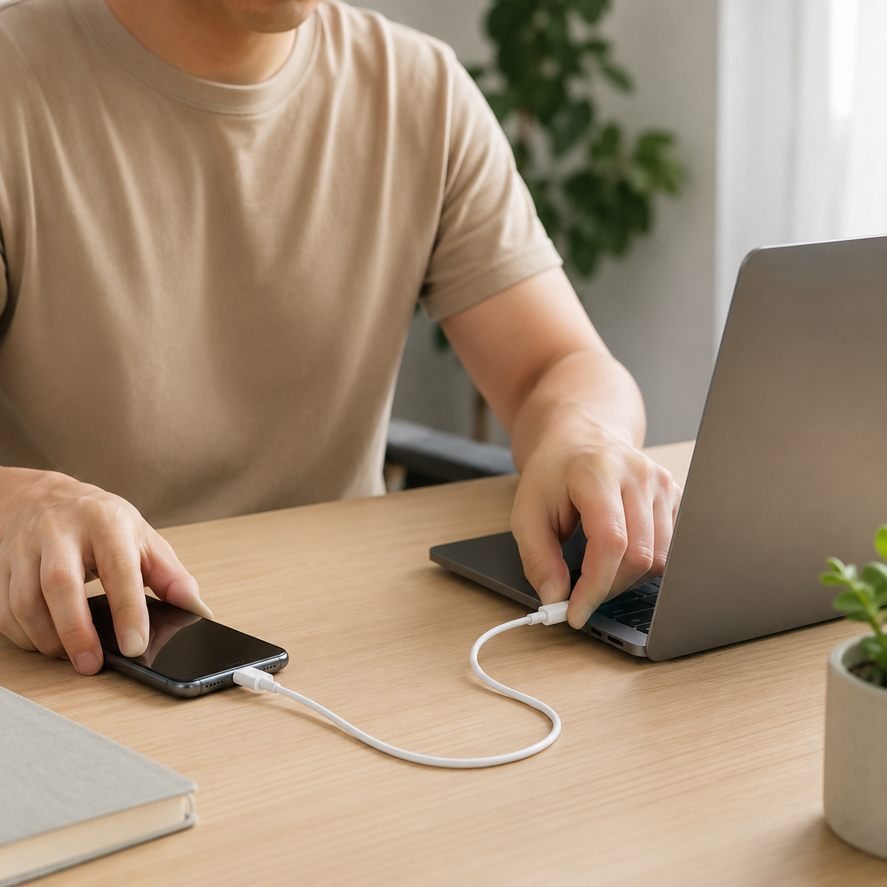 Cabo USB-C para USB-C 1m Cx 500 Peças