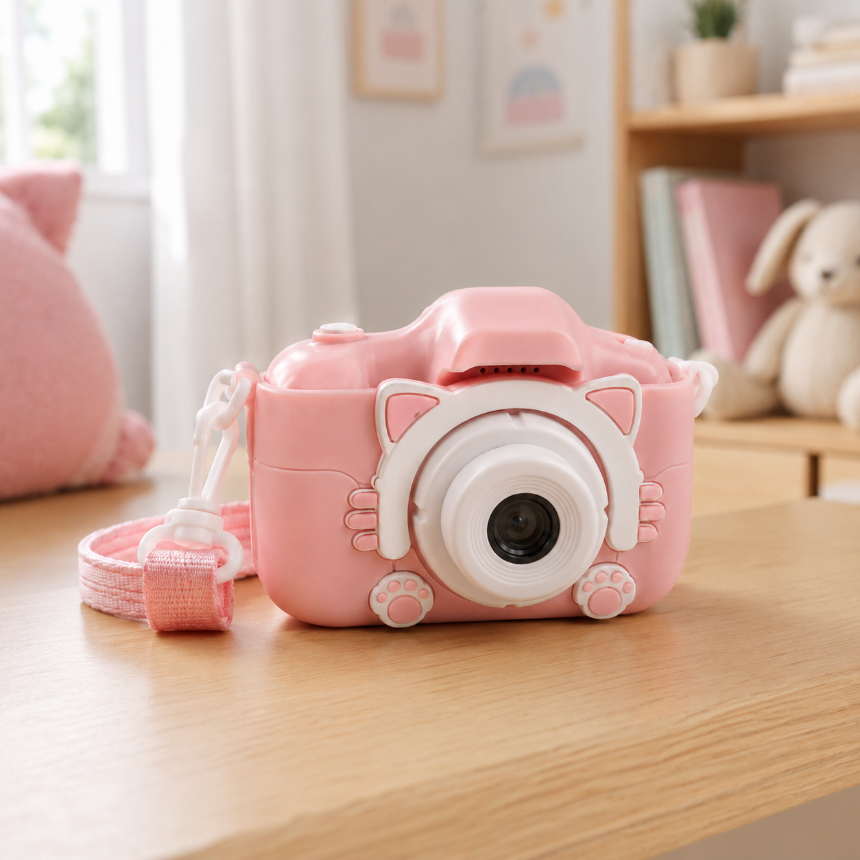 Câmera HD Infantil Caixa 100 Peças 60 Rosa 40 Azul