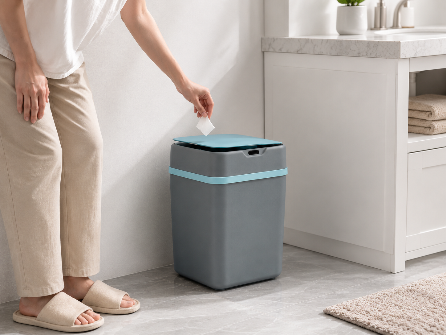 Lixeira Elétrica Sensor 12L ST-803 Cx 30 Peças