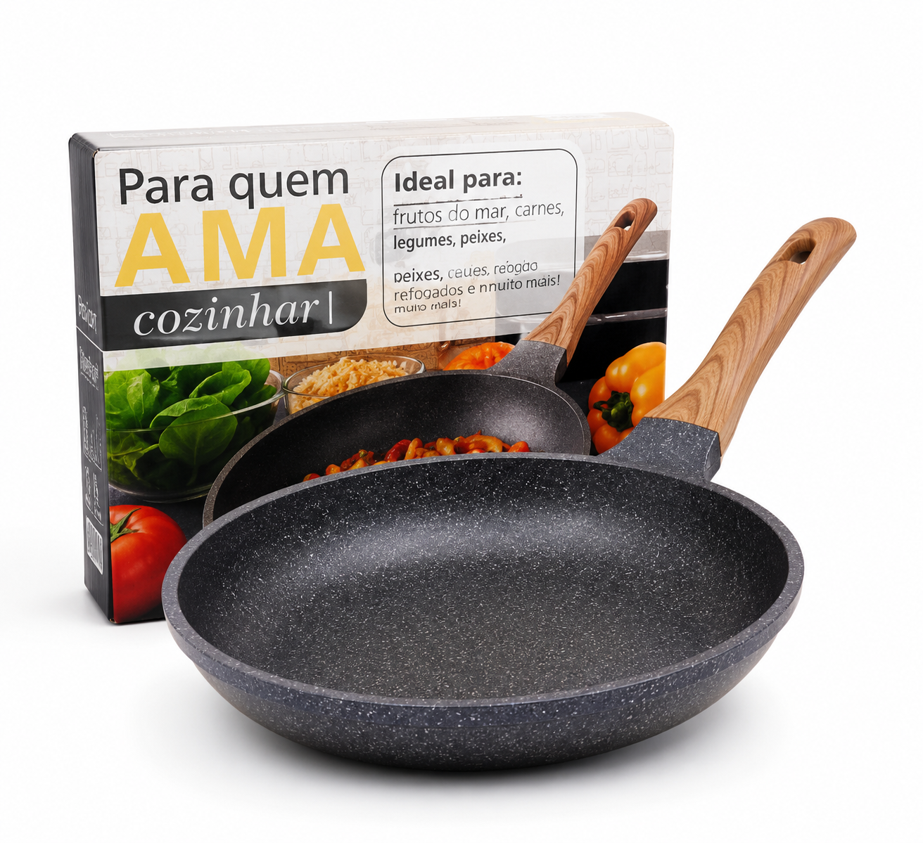 Frigideira 24cm Antiaderente Cx 24 Peças