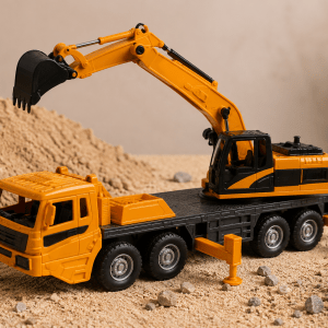 Escavadeira Realista de Construção Cx 24 Peças - Imagem 2