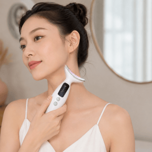 Massageador Facial LED Rejuvenescedor Skincare Cx 120 Peças - Imagem 3