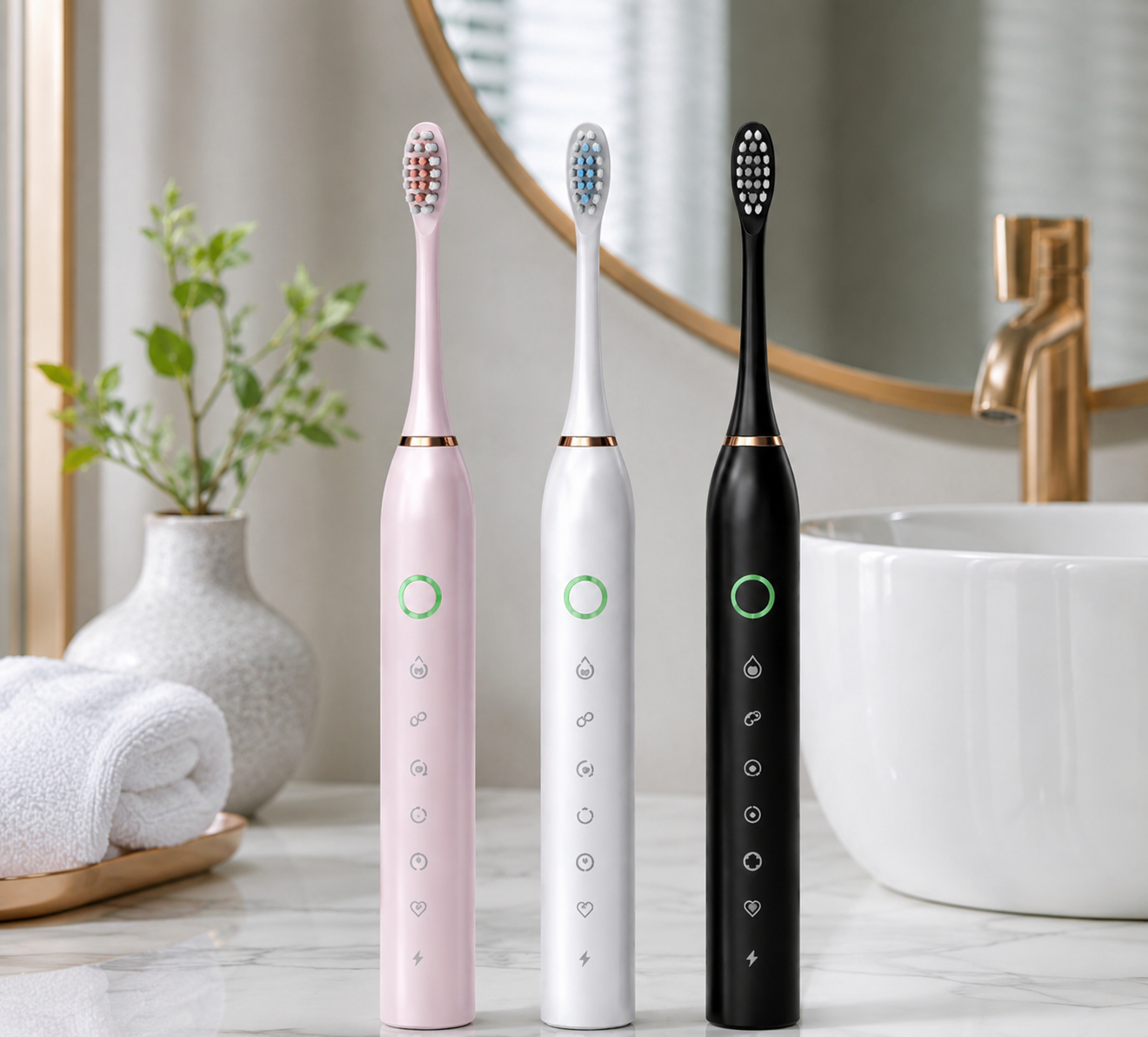 Escova de Dente Elétrica Cx 200 Peças