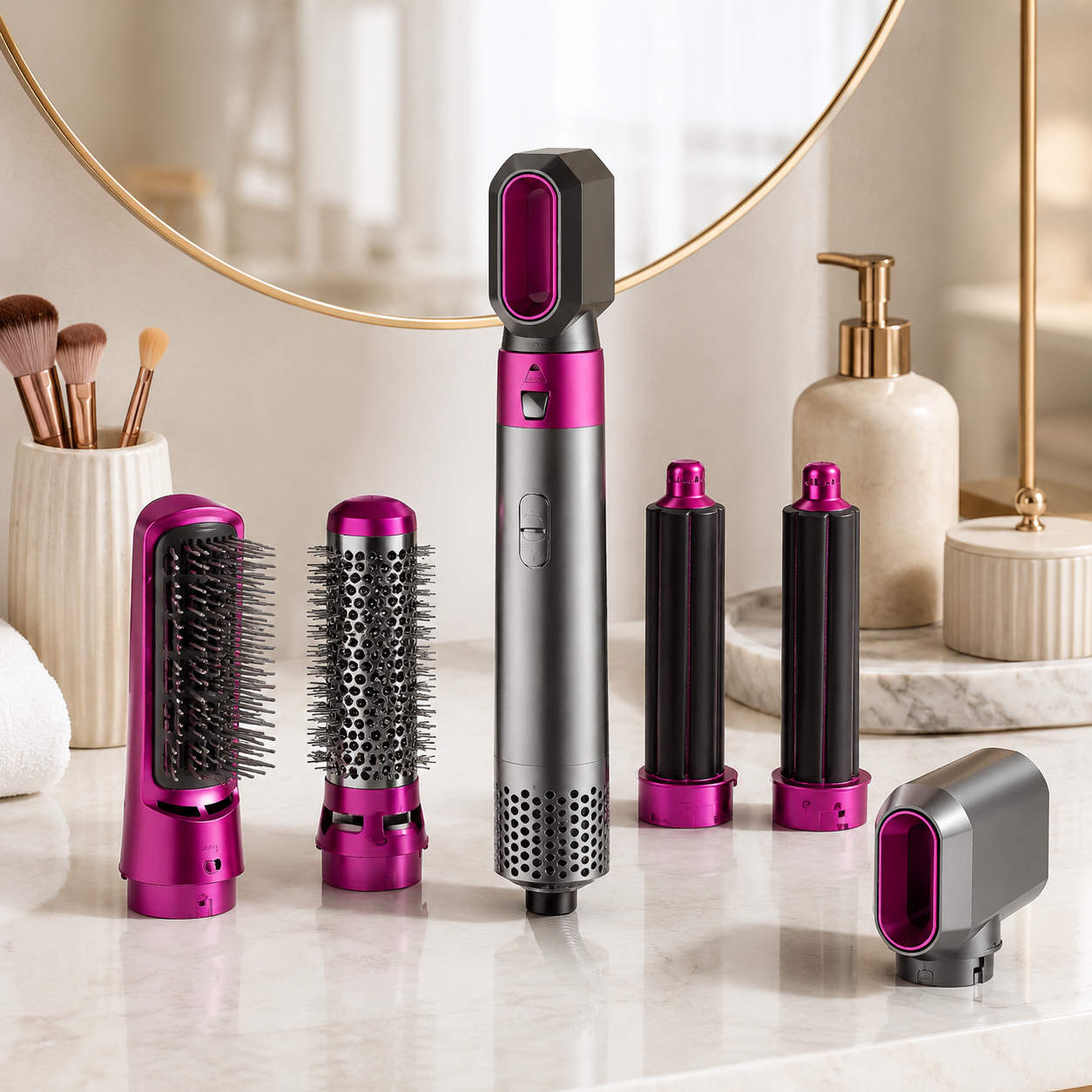 Escova Secadora de Cabelo 5 em 1 110V Cx 20 Peças
