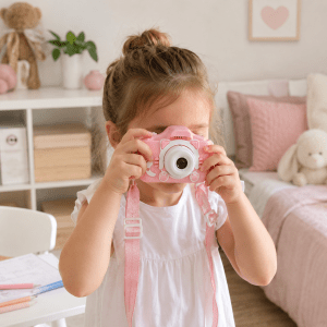 Câmera HD Infantil Caixa 100 Peças 60 Rosa 40 Azul - Imagem 3