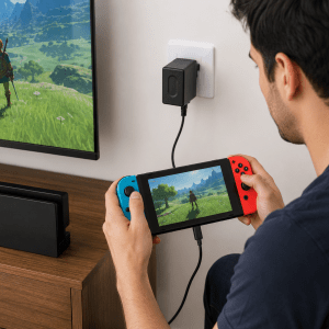 Fonte Carregador Nintendo Switch e Switch Lite Bivolt Cx 100 Peças - Imagem 3
