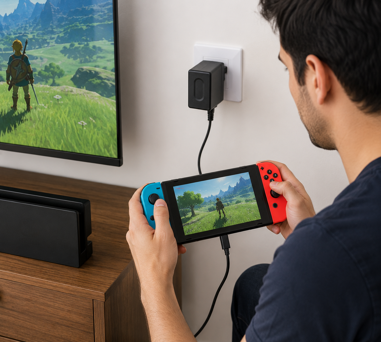 Fonte Carregador Nintendo Switch e Switch Lite Bivolt Cx 100 Peças