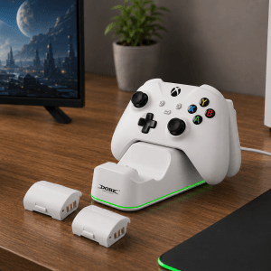 Suporte Carregador Duplo TYX-532X-W Branco Xbox Series S/X Cx 60 Peças - Imagem 3