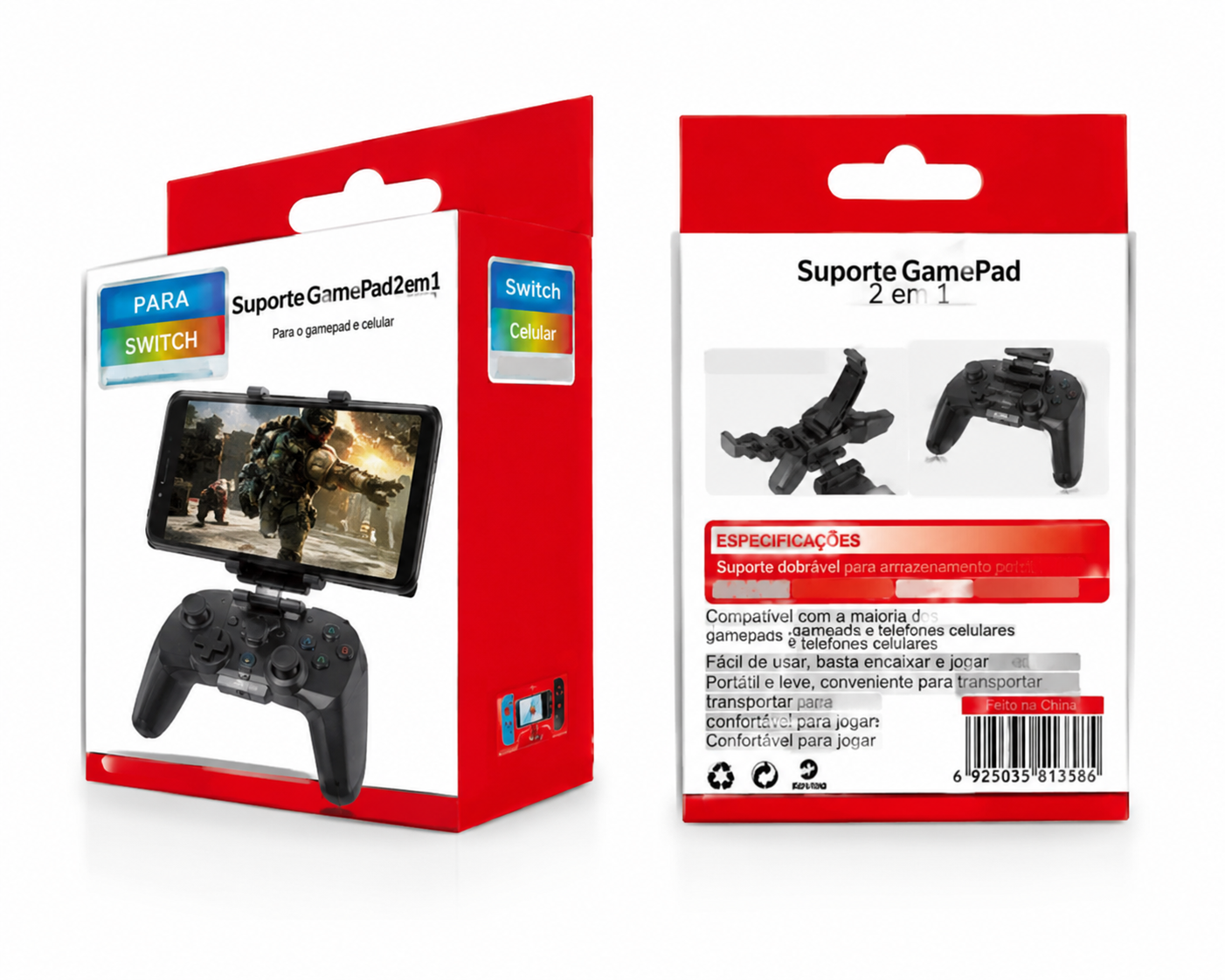 Braçadeira Gamer NS-2 Pro TNS-517 Cx 60 Peças