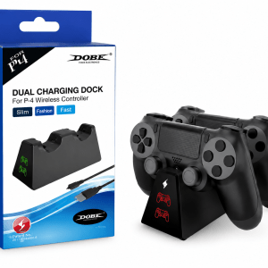 Suporte Base Dock Carregador 2 Controles PS4 TP4-19012 Cx 80 Peças