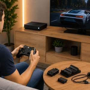 Base Carregador Duplo para Controle Xbox Series S/X Cx 60 Peças - Imagem 3