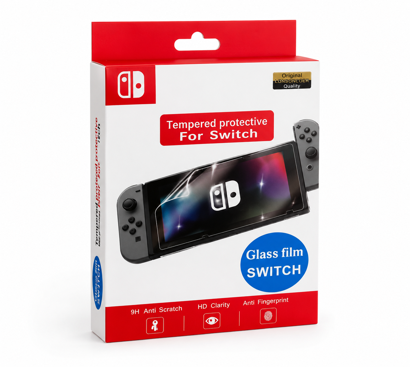 Película de Vidro para Nintendo Switch Cx 500 Peças