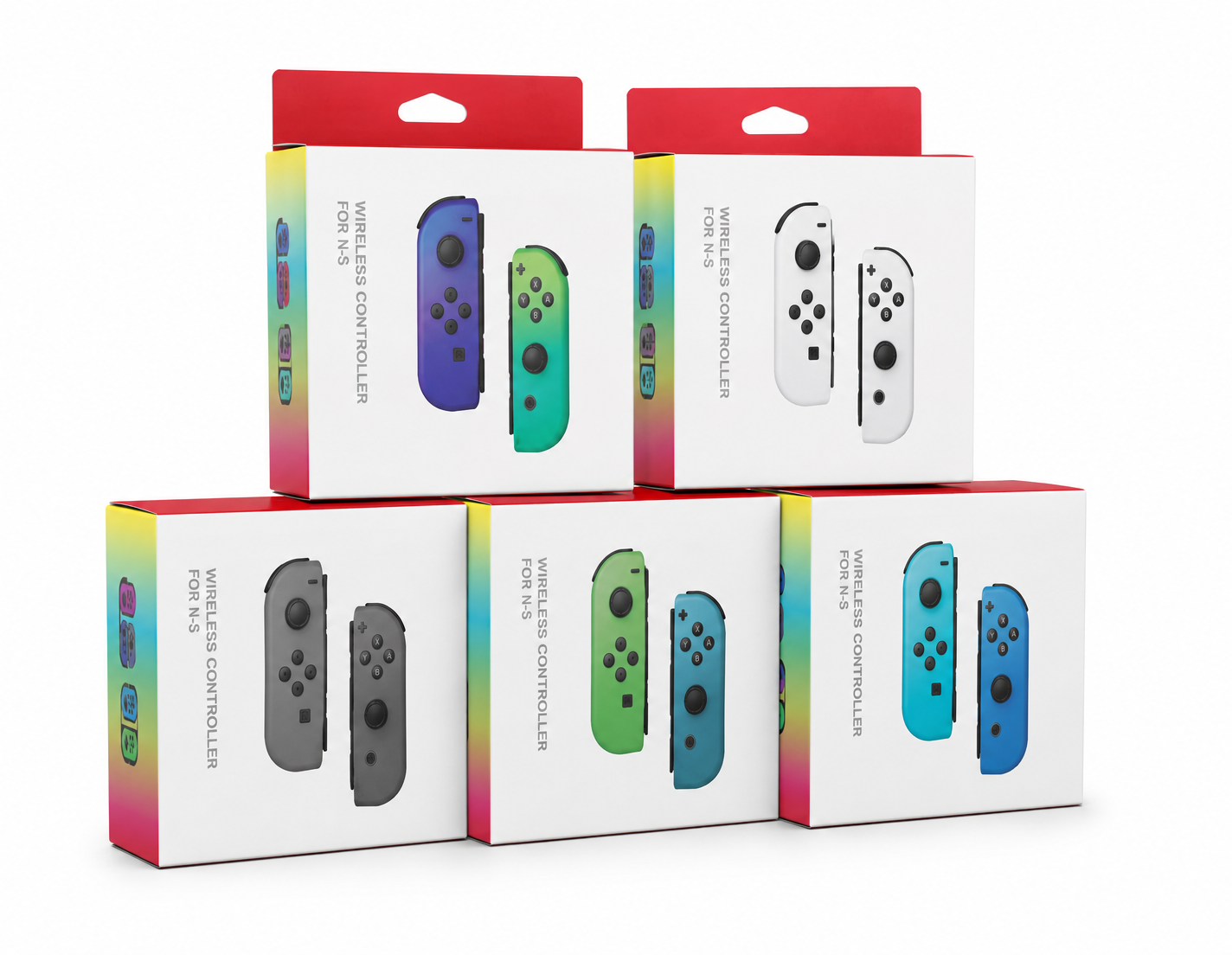 Joy-Con com RGB para Nintendo Switch Cx 100 Peças