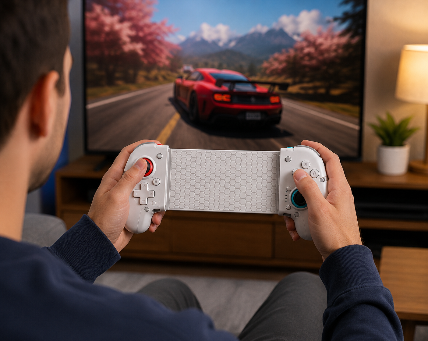 Controle Gamepad Bluetooth Q101 Multiplataforma Cx 50 Peças