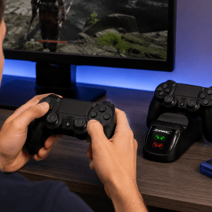 Estação de Carregamento Rápido PS4 DualShock 4 Cx 72 Peças - Imagem 3