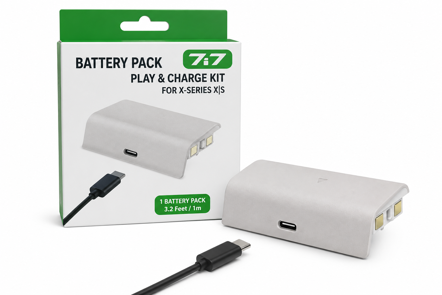 Bateria Case Branca para Xbox Series S/X Cx 400 Peças