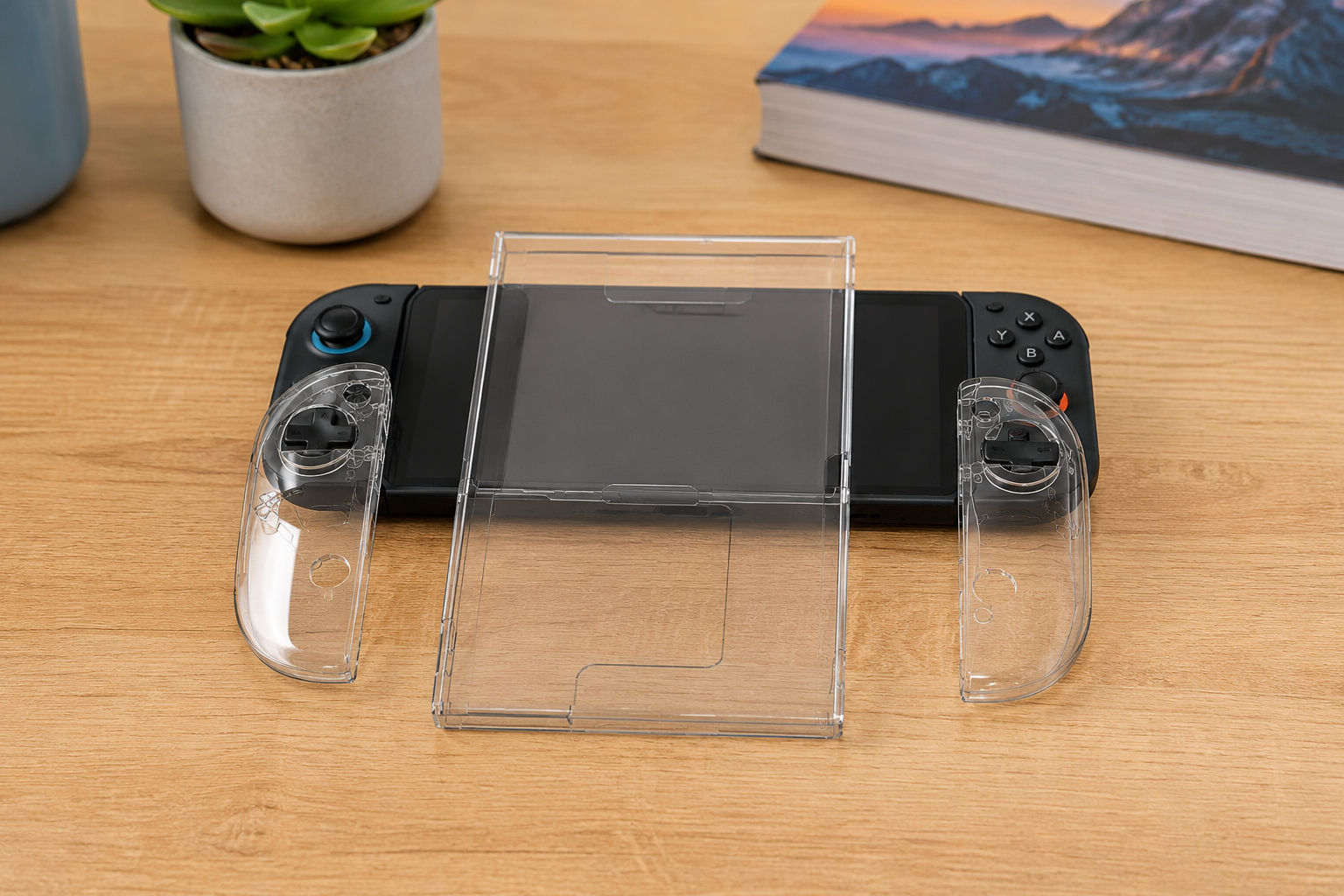 Capa Transparente Encaixável para Nintendo Switch 2 Cx 200 Peças
