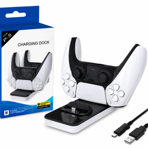 Suporte Base Dock Carregador 2 Controles PS5 TP5-0591 Cx 60 Peças