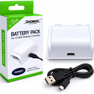 Bateria Recarregável com Cabo Charger para Xbox One Cx 100 Peças