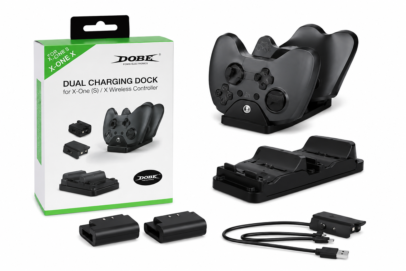 Base Carregador Duplo para Controle Xbox Series S/X Cx 60 Peças