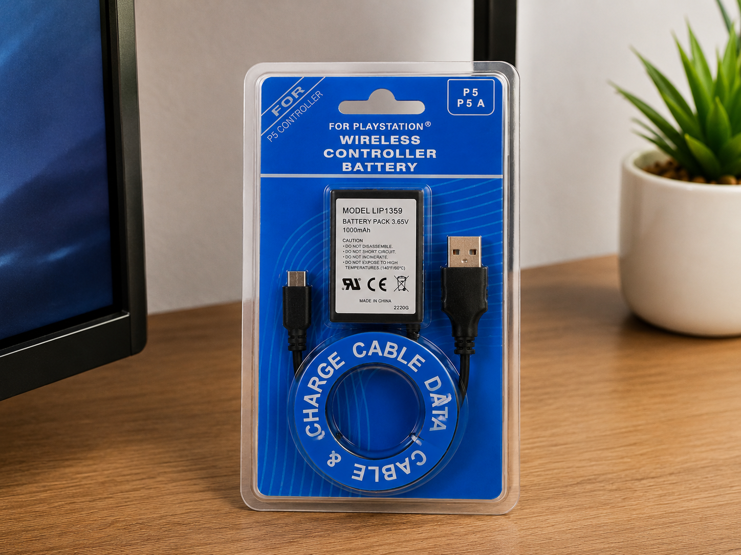 Kit Bateria Controle PS4 com Cabo USB Cx 200 Peças