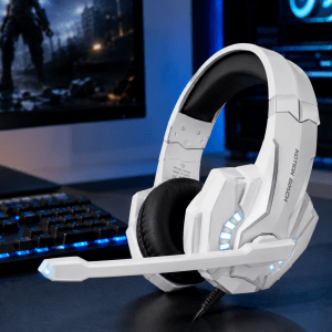 Headset Gamer G1000 Branco com Microfone Cx 30 Peças - Imagem 2