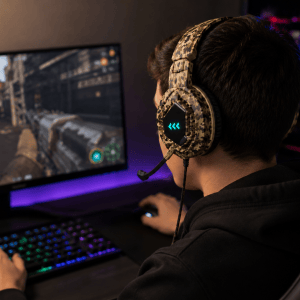 Headset Gamer Vinoy com Microfone Cx 30 Peças - Imagem 3