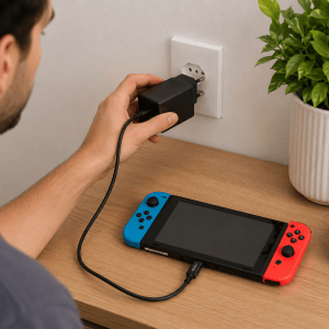 Fonte Carregador Nintendo Switch Bivolt Cx 10 Peças - Imagem 3
